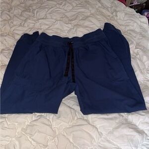 Woman's Navy Carhartt Jogger Pants/ Scrubs with Drawstring Waist